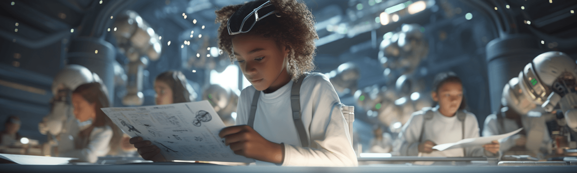 aioobe_Kids_mixed_race_reading_documents_smiling_half_cyborg_wh_5a400eed-7893-44e8-8682-dfd4b2516b7d.png