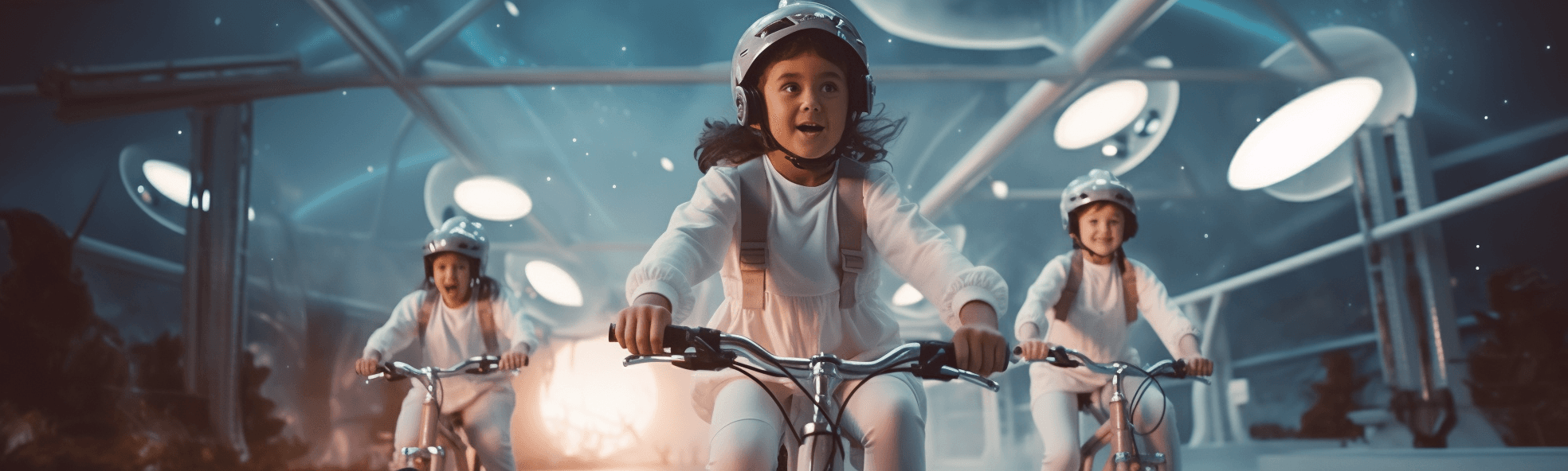 aioobe_Kids_riding_bicycle_having_fun_half_cyborg_white_gowns_i_a43660a3-aa5e-47b7-928c-78293e4e77dc.png